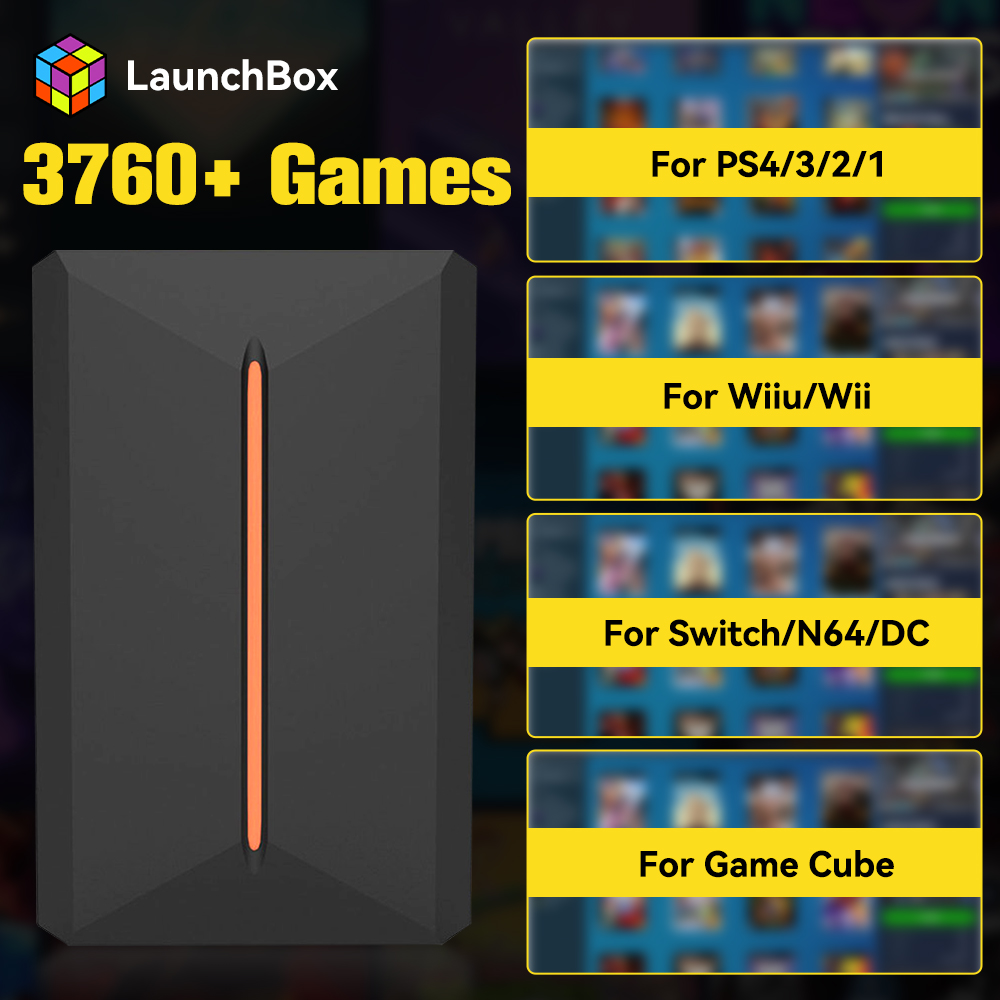 Launchbox OS Retro Gaming HDD  - مراجعة Gaming Console Os وسعره