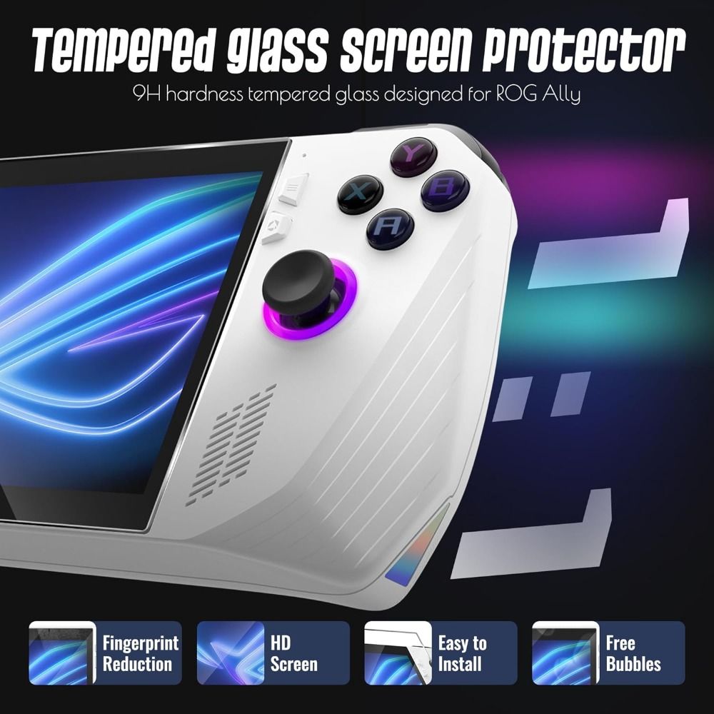3 قطع من ملحقات واقية شاشة عال - مراجعة Gaming Console Rog Ally وسعره
