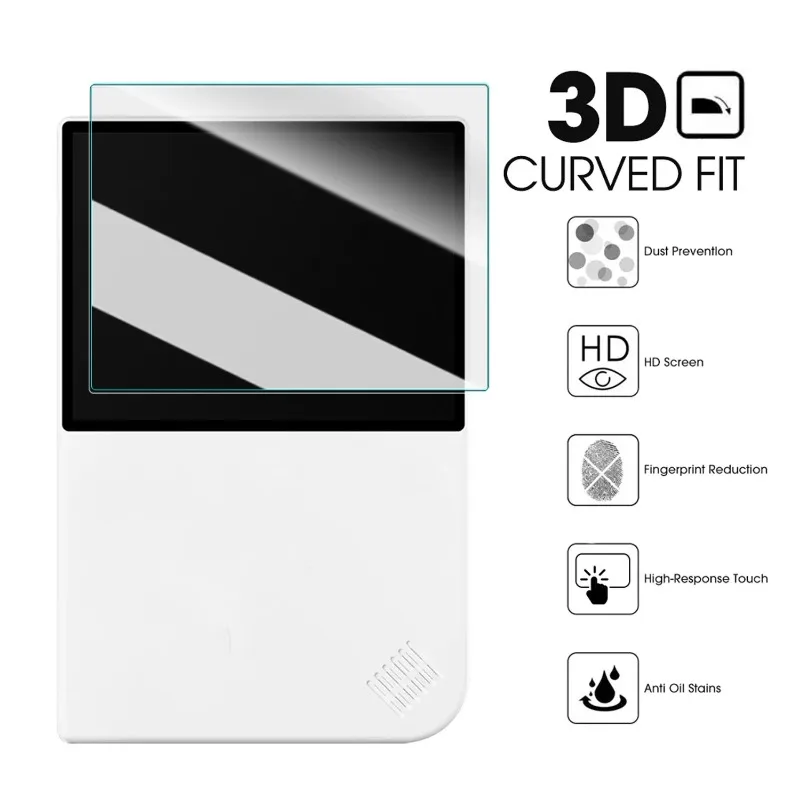 3-1 قطعة الزجاج المقسى ل Anber - مراجعة Gaming Console Anbernic وسعره