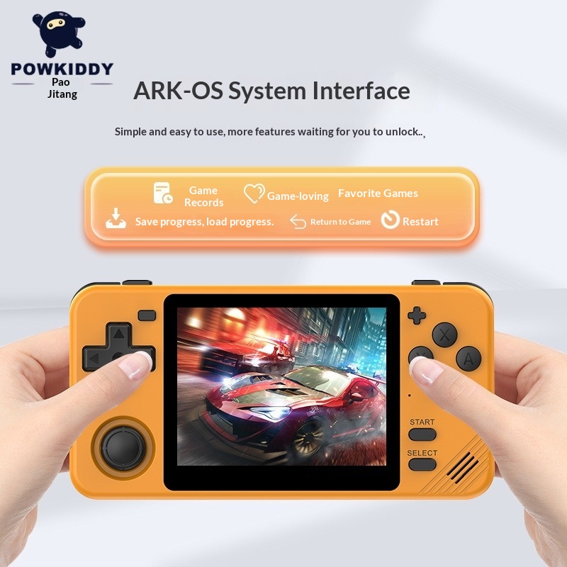 جهاز ألعاب محمول Powkiddy RGB1 - مراجعة Gaming Console Os وسعره