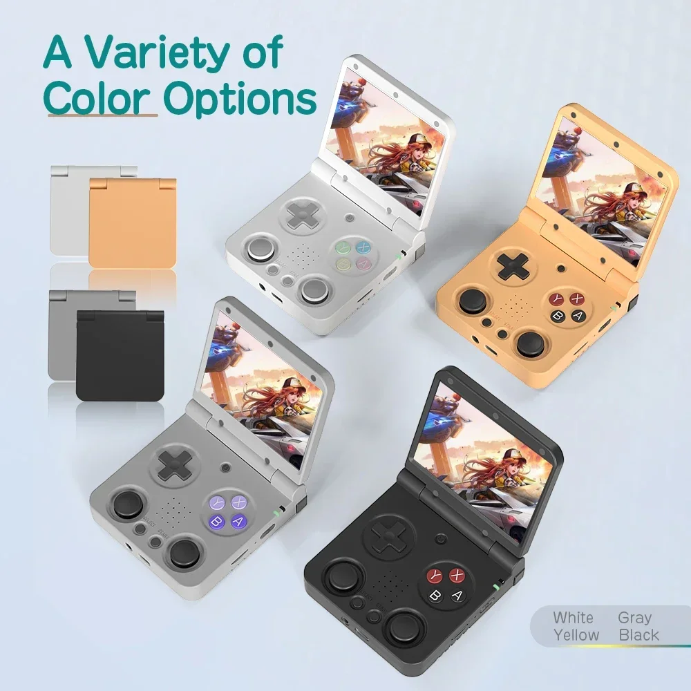 جهاز ألعاب محمول MIYOO Flip V2 - مراجعة Gaming Console Os وسعره