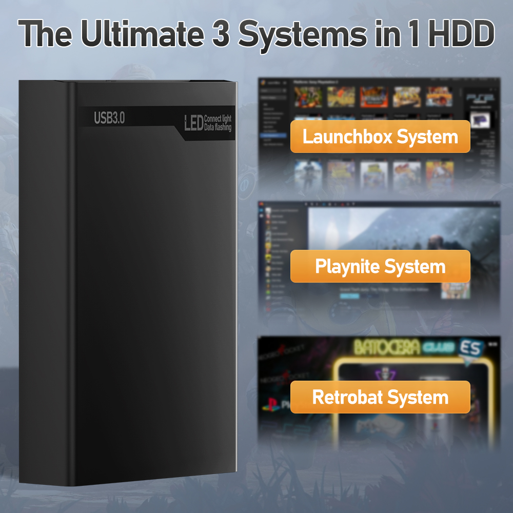 وحدة تحكم ألعاب فيديو HDD ريتر - مراجعة Gaming Console Os وسعره