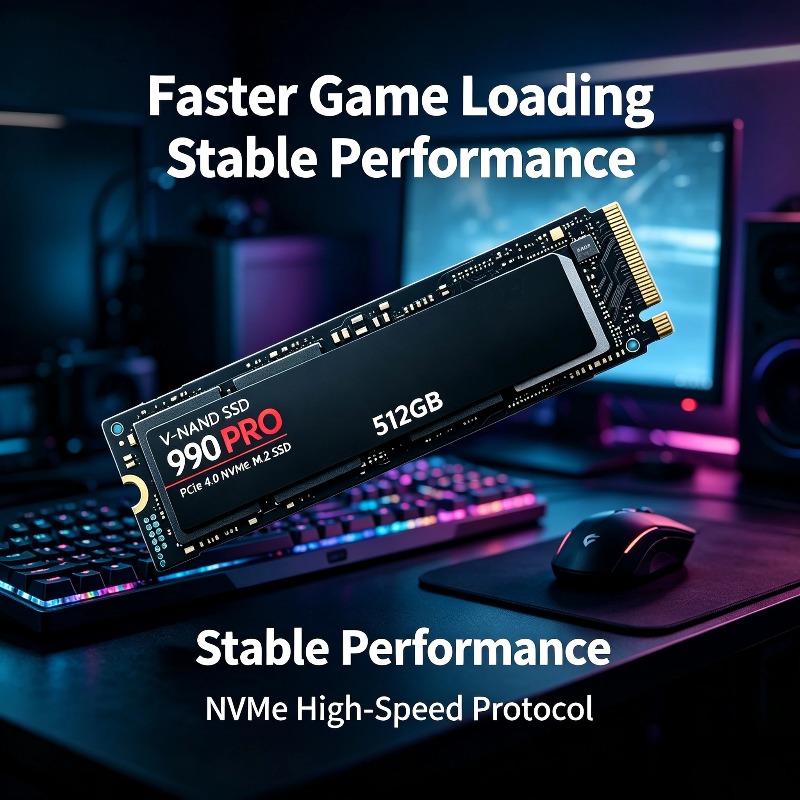 عرض ساخن: قرص SSD 990 PRO M.2  - مراجعة Gaming Console Driving وسعره