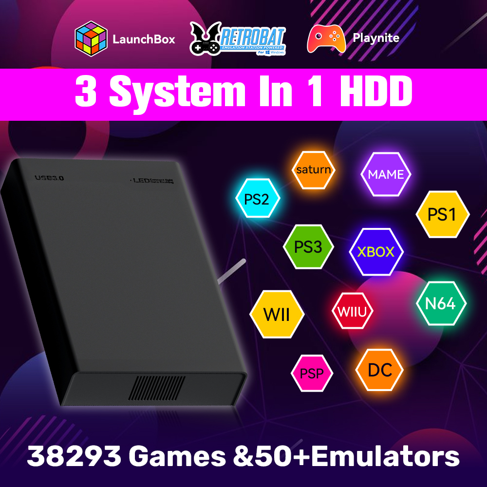 وحدة تحكم ألعاب فيديو HDD ريتر - مراجعة Gaming Console Os وسعره