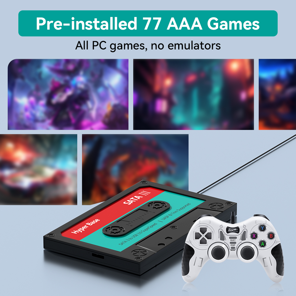 قرص صلب للألعاب بسعة 2 تيراباي - مراجعة Gaming Console Emulator وسعره