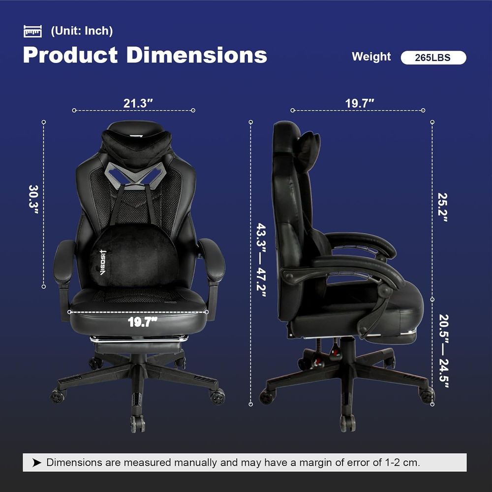 كرسي مكتب مريح قابل للإمالة مع - مراجعة Gaming Chair Cushion وسعره