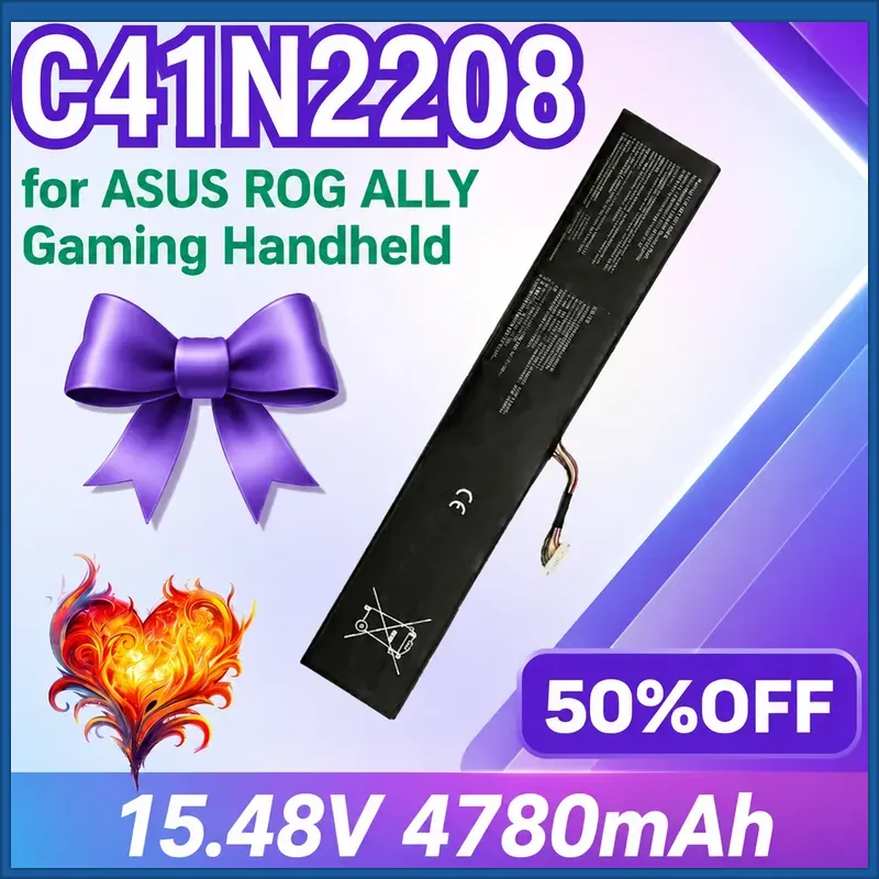 بطارية جديدة C41N2208 بسعة 478 - مراجعة Gaming Console Rog Ally وسعره